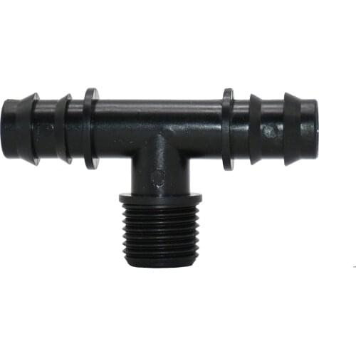 Garden hose 20mm to 1/2" Male tee water splitter 3/4 hose Drip irrigation connector 2 way for greenhouse 30pcs