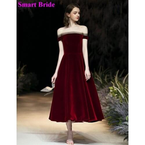 Женские платья ниже колена Smart Bride China At AliExpress