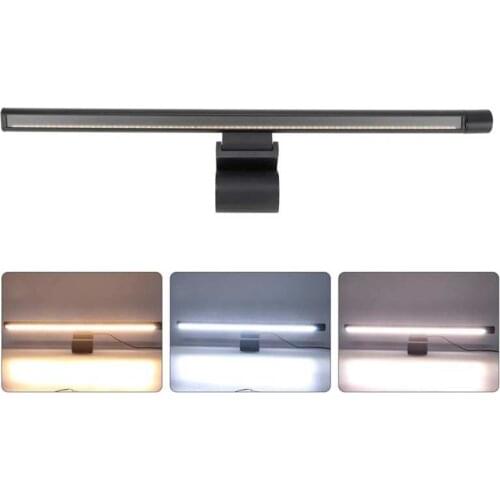 Three-Tone Dimming Eye-Care LED Desk Lamp For Computer PC Monitor Screen Hanging Light LED Reading USB Powered Lamp