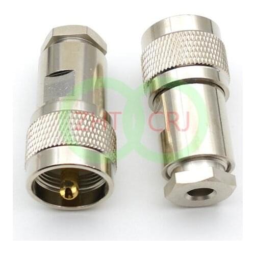 UHF PL259 plug Male clamp for RG8 RG165 RG213 LMR400 cable New