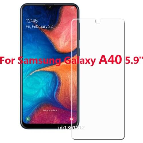 For Samsung Galaxy A40 Tempered Glass Screen Protective Film For Samsung Galaxy A 40 Glass Screen Protector Smartphone Glass
