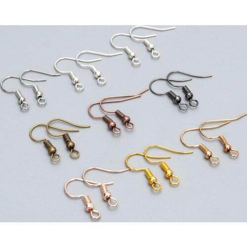 100pcs/lot Earring Findings Earrings Clasps Hooks Fittings DIY for DIY Jewelry Making Supplies Accessories