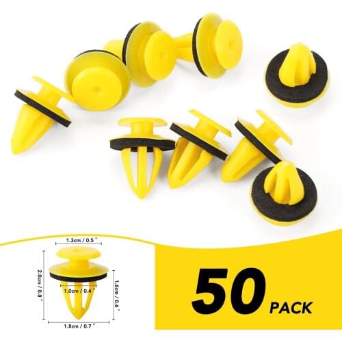 10mm Car Bumper Clips Retainer Fastener Rivet For Lifan X50 X60 620 320 520 CEBRIUM SOLANO NEW CELLIYA SMILY Geely X7 EC7