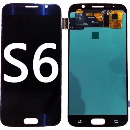 100% Tested G920F LCD For Samsung Galaxy S6 LCD Display Touch Screen With Frame For Galaxy S6 G920 G920F LCD Repair