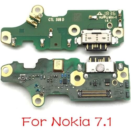 100 % Tested Original For Nokia 7.1 Micro Dock Connector Board USB Charging Charge Port Flex Cable