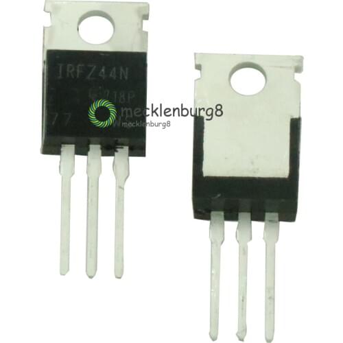 20 Pieces Hot IRFZ44N IRFZ44 Power MOSFET 49A 55 V To-220 Top
