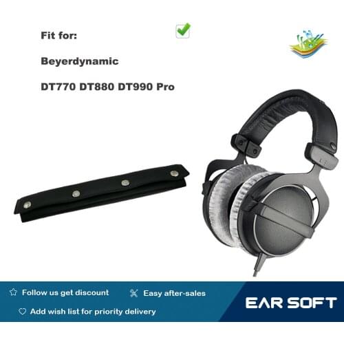 Earsoft Replacement Ear Pads Cushions for Beyerdynamic DT770 DT880 DT990 Pro Headphones Headband Earmuff Case Sleeve Accessories
