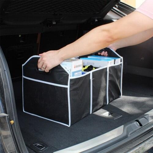 Car Multi-Pocket Trunk Organizer Large Capacity Folding Storage Bag Trunk Stowing and Tidying Trunk Travel Duffel Bag for Women
