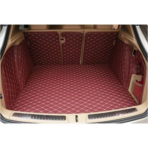 Good quality! Special trunk mats for Porsche Macan 2016-2014 durable waterproof boot carpets liner for Macan 2015,Free shipping