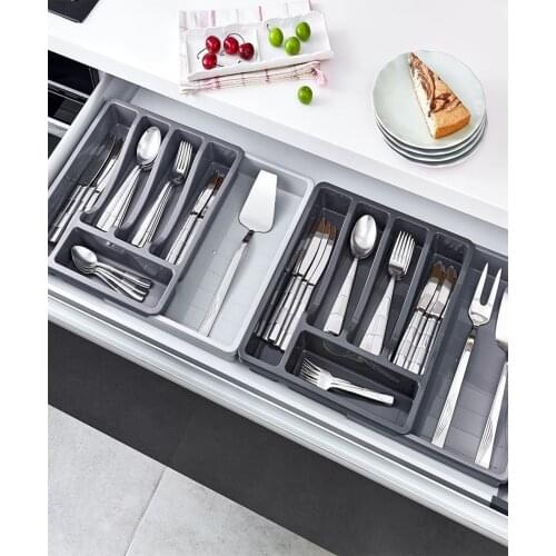 Box Up Concept Fenx Adjustable Sliding Slide Drawer Cutlery Kitchen Cabinet Organizer Storage