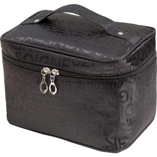 Extra Large Size Women Cosmetic Bag Letter Big capacity multi-function Travel Toiletry Bag zipper beauty Makeup Bag ZDH013