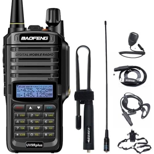 Baofeng Waterproof UV-9R plus 10W IP68 Walkie TalkieDual Band Portable CB Hunting Ham Radio UV 9R Plus Transceiver 9R