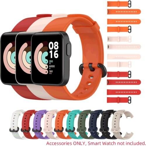 Replacement Strap For XiaoMi Mi Watch Lite RedMi Watch Strap Watchband Sports Soft Silicone Watch Band Wristband Accessories