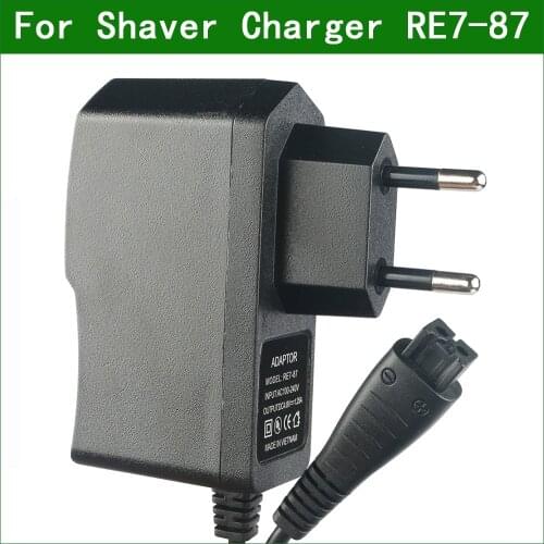 4.8V 1.25A 2-Prong EU Wall Plug AC Power Adapter Charger for Panasonic Electric Shaver RC1-80 ES-WSL7 ES-GA20 ES-GA21 ES-ERT3