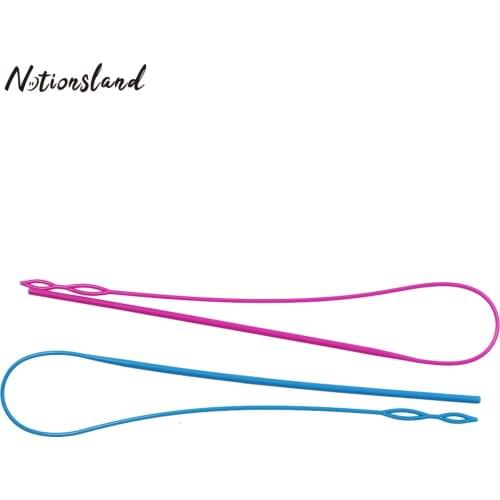 Universal Plastic Drawstring Threader Elastic Belt Wearing Rope Threading Tools for Jeans Sweatpants Sewing Accessories