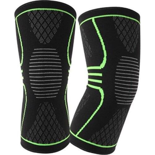 Knitted Sport Knee Pads Fitness Running Riding Mountain Climbing Sports Protective Gear Elbow Three-dimensional Knitted Knee Pad