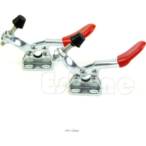 2Pcs Toggle Clamp GH201A 201A Horizontal Clamp Hand Tool