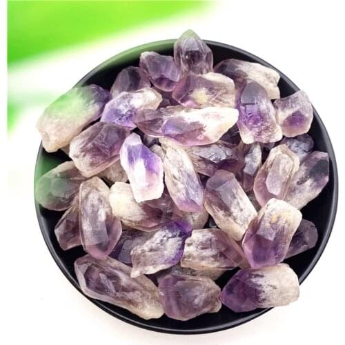 50g Natural Amethyst Cluster Rough Gravel Rock Crystal Quartz Raw Gemstone Mineral Specimen Fish Tank Garden Decoration