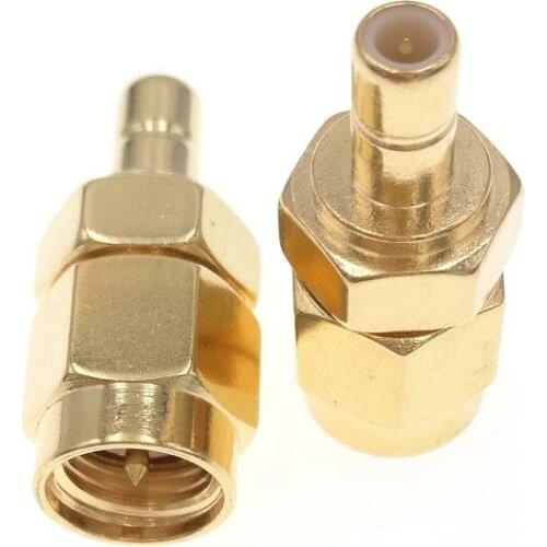 50pcs SMA Male To SMB Male Plug RF connector Adapter converter SMBM