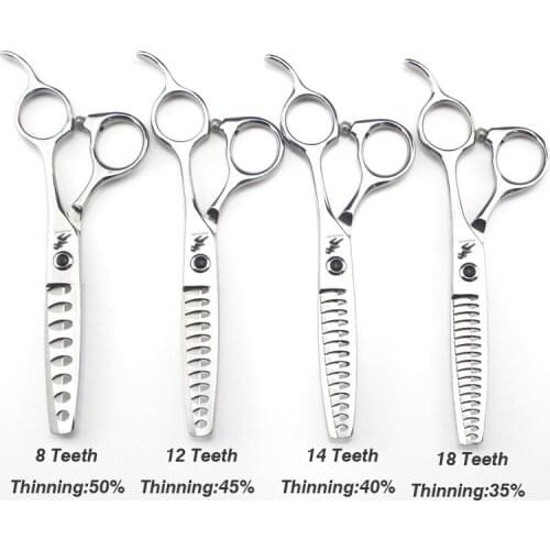 8/12/14/18 teeth Barber shop professional hairdressing scissors 6 inch thinning scissors hairdresser special hair scissors