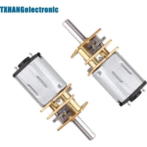 DC 12V 600RPM Micro Speed Reduction Gear Motor Metal Gearbox Wheel Shaft diy electronics