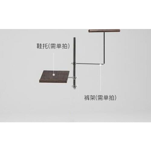 Wholesale Wood Male mannequin body for clothes trouser rack shoe shelf rack No Base mannequin Accessories 1set D123