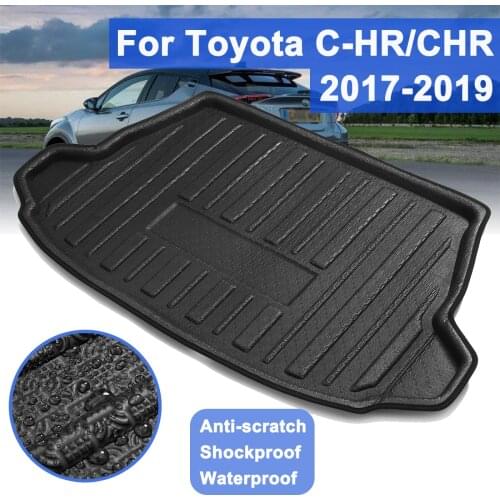 For Toyota C-HR CHR 2017+ Rear Trunk Cargo Boot Liner Tray Floor Mat Trunk Liner Boot Cargo Mat Tray Car Accessories