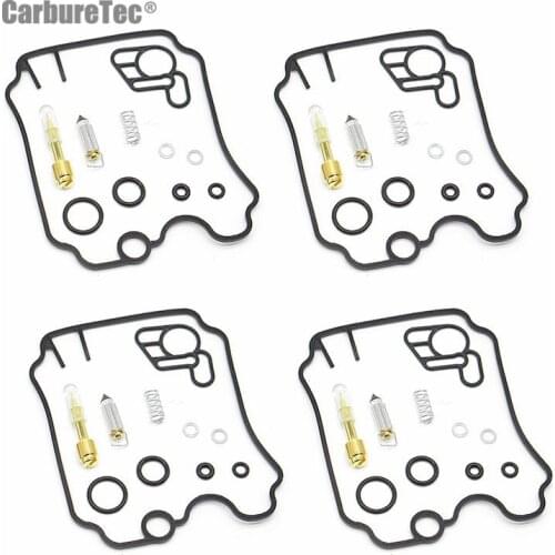 For Yamaha XJ600N / XJ600S Diversion 1992 - 1995 XJ 600 N S Carburetor Repair Kit Air Mixture Screw Gasket O-ring Float 4 Sets
