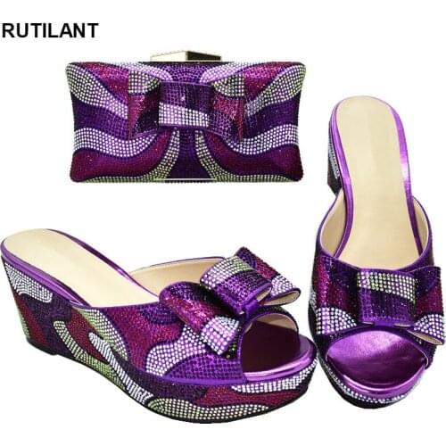 Italian Shoes with Matching Bags High Quality African Matching Shoes and Bags Italian In Women Spring Shoes Platform Women
