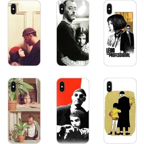 Leon And Matilda For Apple iPhone X XR XS 11 12Pro MAX 4S 5S 5C SE 2020 6S 7 8 Plus ipod 5 6 Accessories Phone Shell Covers