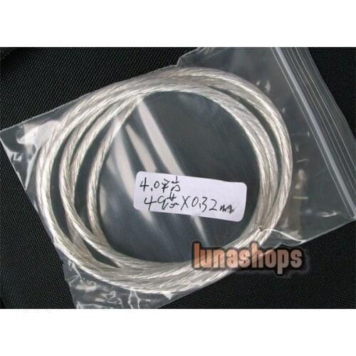 LN002029 100cm Acrolink Silver Plated OCC Signal Wire Cable 49 Pins 0.32mm For DIY Hifi
