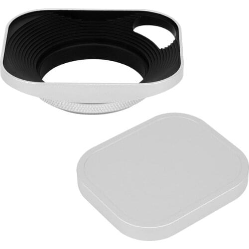 Haoge Metal Screw-in Lens Hood with Hollow Out Designed and Metal Cap are specially designed for the lens with 43mm filter size