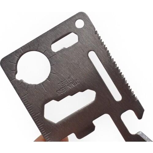 Mutifunctional Knife Hand Tools Outdoor Hunting Survival Camping Pocket Knife Military Credit Card Knife stainess steel