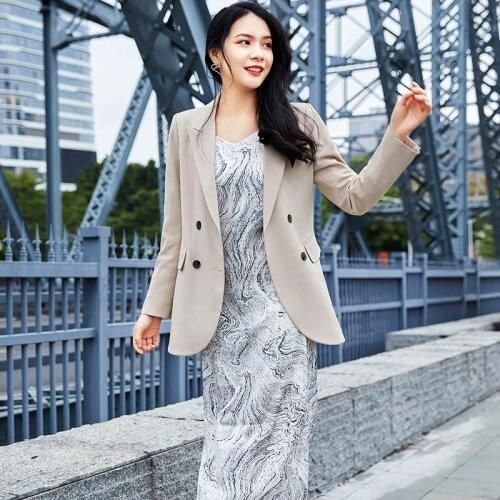 Fashion Casual Blazer Women Business Suits Ladies Work Clothes Dress and Jackets Sets Office Uniform Styles