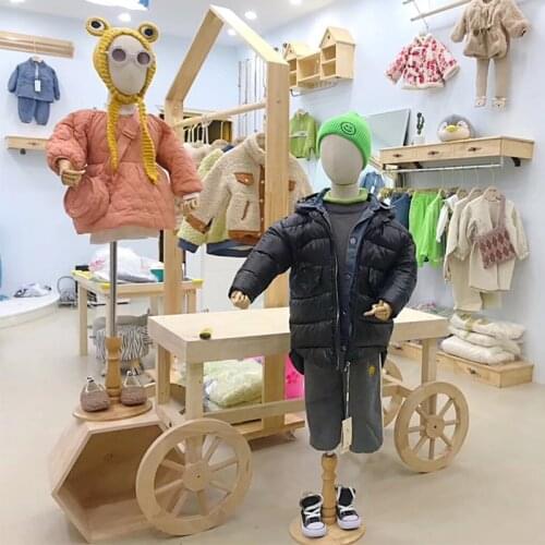 2-4 Year Children Sewing Mannequin Body Half-Style Models Props,Clothing White Lince Fabric Wood Disc Base Pet No Hand ,1pc D400