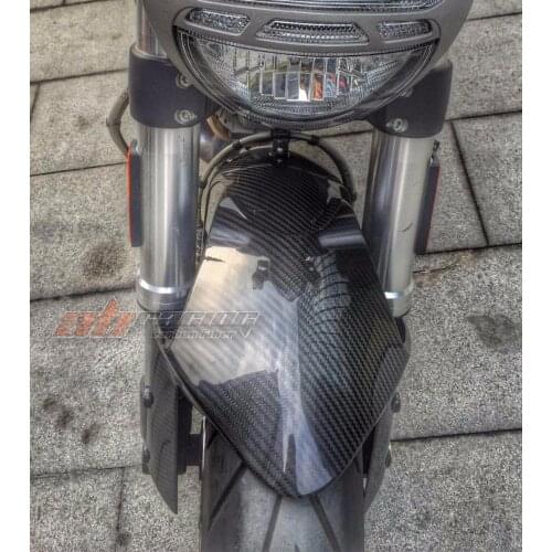Front Fender For Ducati Monster 696 795 796 Full Carbon Fiber 100% Twill