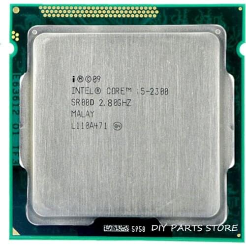 Intel Core i5-2300 cpu I5 2300 Processor Socket LGA 1155 2.8 GHz 6 MB Cachen