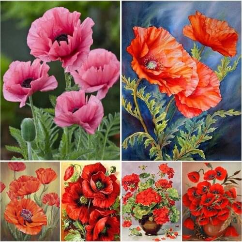 Square/Round Diamond 5D Diy Diamond Painting Flower Landscape Diamond Embroidery Cross Stitch Diamond Home Decoration
