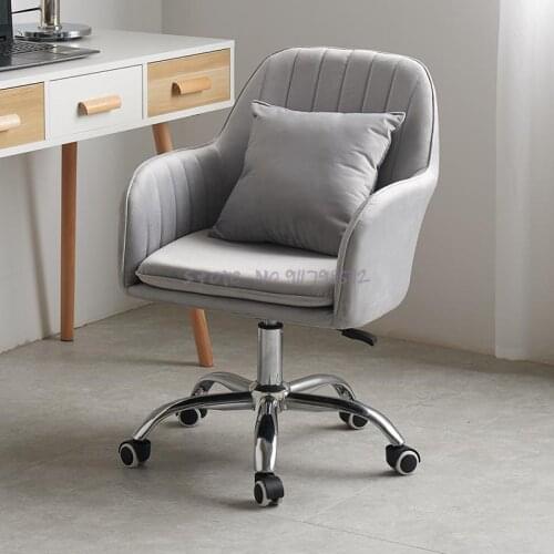 Office Chair Dormitory College Students' Office Bedroom Swivel Chair Household Makeup Back Computer Chair Girls' Lovely Bedroom