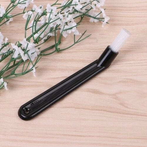 T84E Coffee Machine Cleaning Brush Plastic Handle Nylon Bristle Filter Net Cleaner