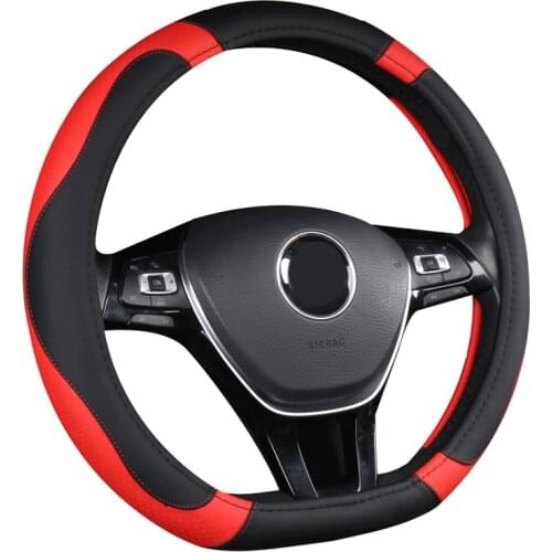 D Type Car Steering Wheel Cover For Ford Escort EVOS ST-Line For Volkswagen VW Golf Talagon CROZZ Taos ID.4 2021 2022