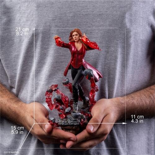 Scarlet Witch BDS Art Scale 1/10 Scale Full Set Endgame 21cm Statue MARCAS19219-10 Action Figure Model for Fans Gifts