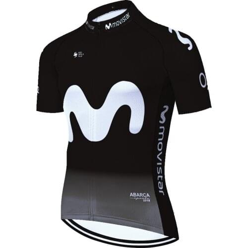 2020 Movistar team cycling jersey quick dry Breathable short sleeve mallot ciclismo hombre verano men bike jersey