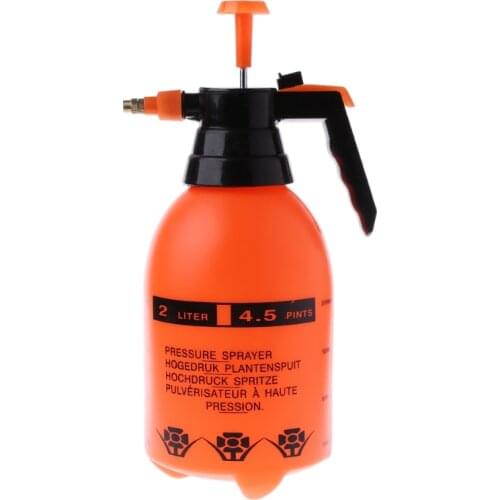 2L Car Washing Pressure Spray Pot Auto Clean Air Compression Pump Sprayer Bottle Hand Pressure Garden Watering Spray Bottle U4LB