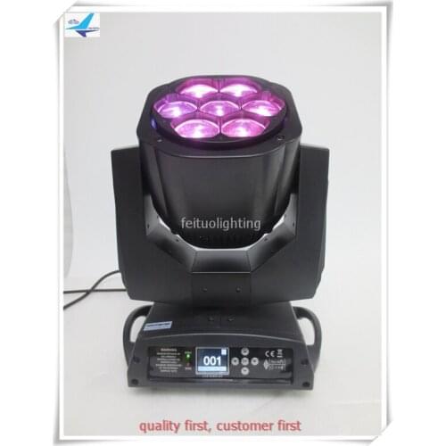 4lot Showtec Led moving head spot 4-60 degrees 7x15w 4 in 1 bee eye zoom moving head