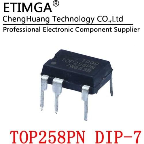 5PCS/LOT TOP258PN TOP258P DIP7 LCD management