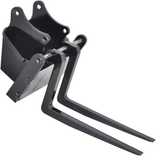 Upgrade Huina 1550 /1580/ 1592/ 1593/ 1594 RC Excavator To Fork Lift Metal Attachment Parts