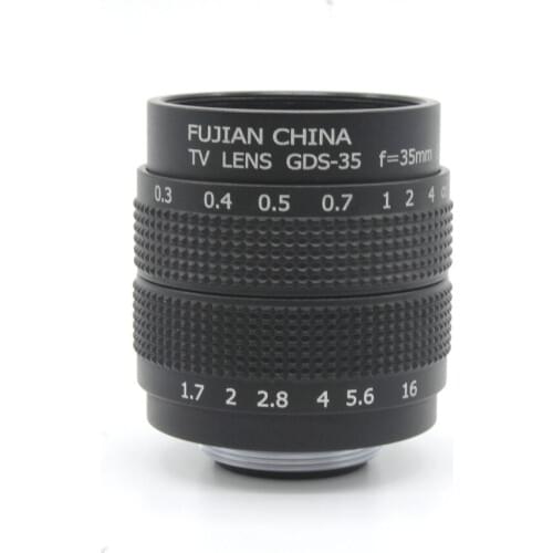 CCTV 35mm f1.7 Lens C Mount For Sony NEX-5 NEX-3 NEX-7 NEX-5C NEX-C3 NEX