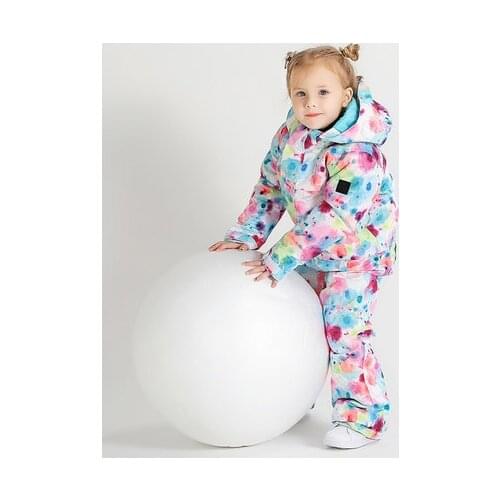 One Piece Kids Skiing Suit Snowboard Jacket Windproof Waterproof Breathable Outdoor Sport Wear Hooded Girls Boys Snowboard Suit