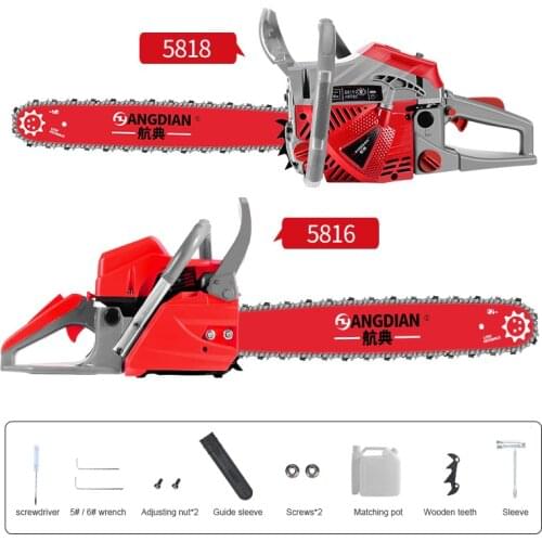 2400W Gasoline Chainsaw 2-Stroke Power Tool Kit Woodworking Chainsaw Professional wood cutter chain saw 58cc With 20'' Guide